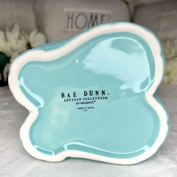 ❌SOLD❌ Rae Dunn NWT FRESH HERBS Rain Boots Planter Aqua Blue Green 6” Planter - Picture 11 of 16